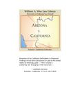 State of Arizona, complainant, v. State of California ... [et al.], defendants : United States of America and State of Nevada, interveners : State of New Mexico and State of Utah, parties : before the Hon. Simon H. Rifkind, special master: response of the California defendants to proposed findings of fact and conclusions of law of the United States of America.