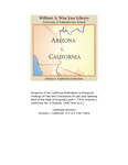 State of Arizona, complainant, v. State of California ... [et al.], defendants : United States of America and State of Nevada, interveners : State of New Mexico and State of Utah, parties : before the Hon. Simon H. Rifkind, special master: response of the California defendants to proposed findings of fact and conclusions of law, and opening brief of the State of Arizona.