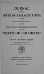 Journal of the House of Representatives: of the Second Regular Session of the Forty-Second General Assembly of the State of Colorado at Denver, the State Capital