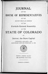 Journal of the House of Representatives of the Second Regular Session of the Fortieth General Assembly of the State of Colorado at Denver, the State Capital by Colorado General Assembly