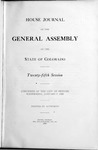 House Journal of the General Assembly of the State of Colorado: Twenty-fifth Session. Convened at the City of Denver, Wednesday, January 7, 1925.