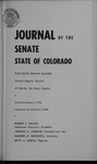 Journal of the Senate State of Colorado: Forty-fourth General Assembly Second Regular Session at Denver, the State Capital by Colorado General Assembly