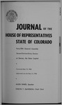 Journal of the House of Representatives State of Colorado: Forty-fifth General Assembly Second Extraordinary Session at Denver, the State Capital