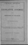 Council Journal of the Legislative Assembly of the Territory of Colorado: Third Session. Begun at Golden City, on the 1ST day of February, 1864. Adjourned to Denver on the 4TH Day of February. by Colorado General Assembly