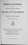 Senate Journal of the Thirty-seventh Legislature of the State of Colorado at Denver, the State Capital: Convened January 5, 1949 by Colorado General Assembly