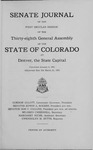 Senate Journal of the First Regular Session of the Thirty-eighth General Assembly of the State of Colorado at Denver, the State Capital: Convened January 3, 1951.