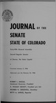 Journal of the Senate State of Colorado: Forty-fifth General Assembly Second Regular Session at Denver, the State Capitol