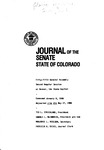 Journal of the Senate State of Colorado: Fifty-fifth General Assembly Second Regular Session at Denver, the State Capitol