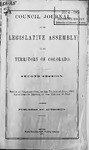 Council Journal of the Legislative Assembly of the Territory of Colorado: Second Session. Begun at Colorado City, on the 7th Day of July, 1862. Adjourned to Denver, on the 11th Day of July. by Colorado General Assembly