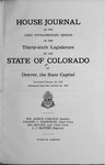 House Journal of the First Extraordinary Session of the Thirty-sixth Legislature of the State of Colorado at Denver, the State Capital: Convened October 18, 1948. Adjourned Sine Die October 21, 1948. by Colorado General Assembly