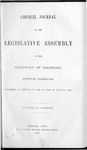 Council Journal of the Legislative Assembly of the Territory of Colorado, Ninth Session, Convened at Denver, on the 1ST Day of January, 1872.