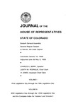 Journal of the House of Representatives State of Colorado: Sixtieth General Assembly Second Regular Session at Denver, the State Capitol by Colorado General Assembly