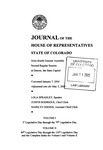 Journal of the House of Representatives State of Colorado: Sixty-fourth General Assembly Second Regular Session at Denver, the State Capitol