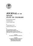 Journal of the Senate State of Colorado: Sixty-Third General Assembly First Regular Session at Denver, the State Capitol by Colorado General Assembly