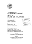 Journal of the Senate State of Colorado: Sixty-Third General Assembly Second Regular Session at Denver, the State Capitol by Colorado General Assembly