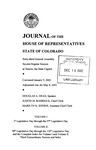 Journal of the House of Representatives State of Colorado: Sixty-third General Assembly Second Regular Session at Denver, the State Capitol by Colorado General Assembly