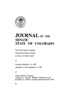 Journal of the Senate State of Colorado: Sixty-First General Assembly Second Extraordinary Session at Denver, the State Capitol by Colorado General Assembly