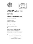 Journal of the Senate State of Colorado: Seventieth General Assembly First Regular Session at Denver, the State Capitol by Colorado General Assembly