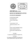 Journal of the House of Representatives State of Colorado: Seventieth General Assembly Second Regular Session at Denver, the State Capitol