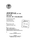 Journal of the Senate State of Colorado: Sixty-Sixth General Assembly Second Regular Session at Denver, the State Capitol