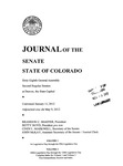 Journal of the Senate State of Colorado: Sixty-Eighth General Assembly Second Regular Session at Denver, the State Capitol