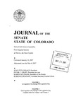 Journal of the Senate State of Colorado: Sixty-Sixth General Assembly First Regular Session at Denver, the State Capitol by Colorado General Assembly