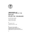 Journal of the Senate State of Colorado: Sixty-Third General Assembly Third Extraordinary Session at Denver, the State Capitol by Colorado General Assembly