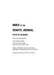 Index to the Senate Journal State of Colorado: Fifty-third General Assembly Second Regular Session