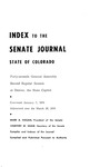 Index to the Senate Journal State of Colorado: Forty-seventh General Assembly Second Regular Session at Denver, the State Capitol by Colorado General Assembly