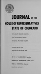 Journal of the House of Representatives State of Colorado: Forty-fourth General Assembly First Extraordinary Session at Denver, the State Capital