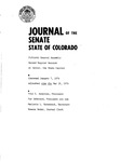 Journal of the Senate State of Colorado: Fiftieth General Assembly Second Regular Session at Denver, the State Capitol