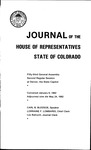 Journal of the House of Representatives State of Colorado: Fifty-third General Assembly Second Regular Session at Denver, the State Capitol. Convened January 6, 1982