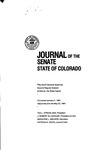 Journal of the Senate State of Colorado: Fifty-fourth General Assembly Second Regular Session at Denver the State Capitol. Convened January 4, 1984