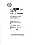 Journal of the Senate State of Colorado: Fifty-seventh General Assembly Second Regular Session at Denver, the State Capitol