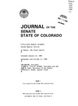 Journal of the Senate State of Colorado: Fifty-ninth General Assembly Second Regular Session at Denver, the State Capitol by Colorado General Assembly