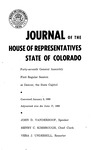 Journal of the House of Representatives State of Colorado: Forty-seventh General Assembly First Regular Session at Denver, the State Capitol by Colorado General Assembly