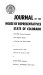 Journal of the House of Representatives State of Colorado: Forty-fifth General Assembly First Regular Session at Denver, the State Capital. Convened January 6, 1965. by Colorado General Assembly