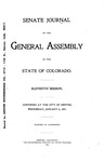 Senate Journal of the General Assembly of the State of Colorado: Eleventh Session. Convened at the City of Denver, Wednesday, January 6, 1897.