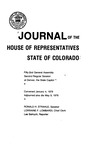 Journal of the House of Representatives State of Colorado: Fifty-first General Assembly Second Regular Session at Denver, the State Capitol