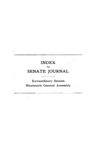 Index to Senate Journal: Extraordinary Session Nineteenth General Assembly
