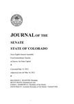 Journal of the Senate State of Colorado: Sixty-Eighth General Assembly First Extraordinary Session at Denver, the State Capitol