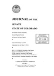 Journal of the Senate State of Colorado: Seventieth General Assembly Second Regular Session at Denver, the State Capitol