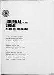 Journal of the Senate State of Colorado: Fifty-first General Assembly Second Extraordinary Session at Denver, the State Capitol