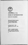 Journal of the House of Representatives State of Colorado: Fifty-seventh General Assembly First Extraordinary Session at Denver, the State Capitol by Colorado General Assembly