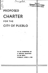 Proposed Charter for the City of Pueblo Colorado