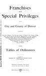 Franchises and Special Privileges of the City and County of Denver