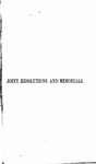 Joint Resolutions and Memorials.