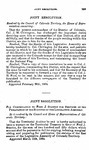 Joint Resolution. For Compensation to Fred J. Stanton For Services on the Publication of the Statutes of the Legislative Assembly.