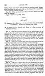 To Amend an Act Entitled "An Act to Incorporate the City of Central," Approved March 11th, 1864. by Colorado General Assembly