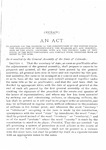 To provide for the printing of the Constitution of the United States the Declaration of Independence, the Enabling Act, and Constitution of the state, together with all the General Laws of this state, in the most convenient and compact form, together with an index to the same.